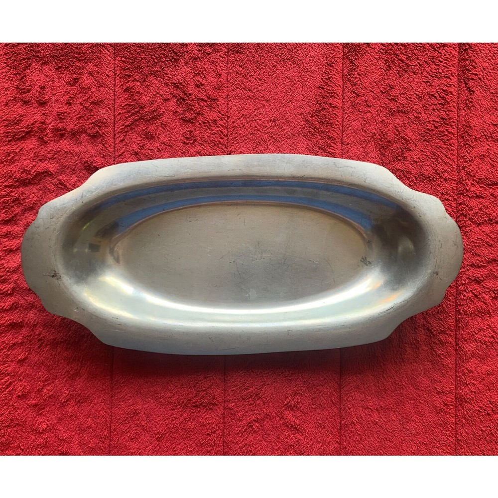 Vintage Alden Pewter Tray Marked with # 831